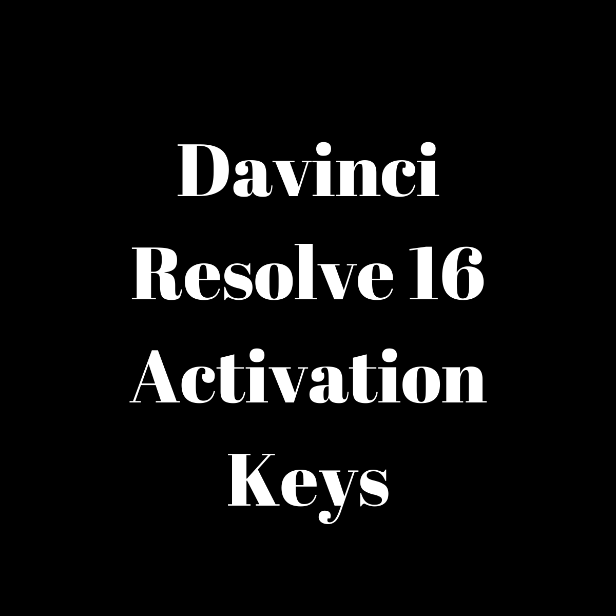 activate davinci resolve